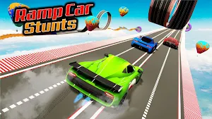 Mega Ramp Car Stunts 3D - Impossible Tracks Racing Screenshot 1