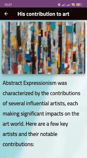 abstract expressionism Screenshot 0