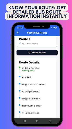 Sharjah Bus Routes (offline) Screenshot 1