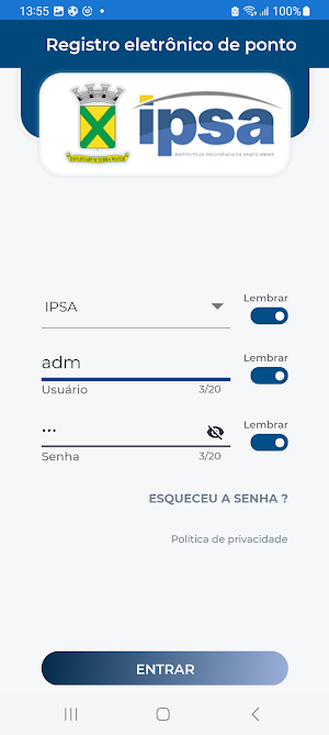 Ponto eletrônico IPSA Screenshot 1