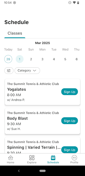The Summit Athletic Club Screenshot 1