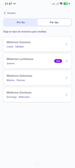 santo rosario cr Screenshot 3