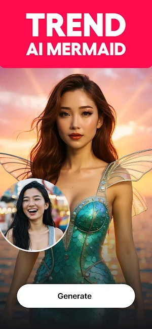 AI Mermaid Effect - ToonPix Screenshot 1