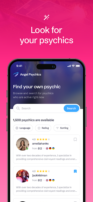 Angel Psychics Screenshot 2