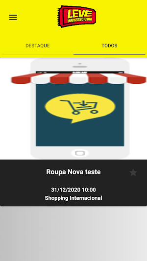 Leve Ingresso Screenshot 0