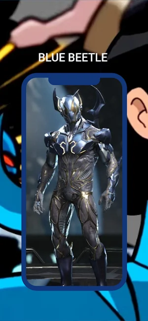 Blue Beetle Wallpaper HD 4K Screenshot 2