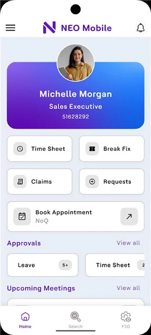HCLTech NeoMobile Screenshot 1