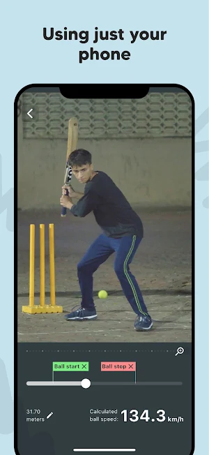 Bowling speed Meter - accurate Screenshot 1