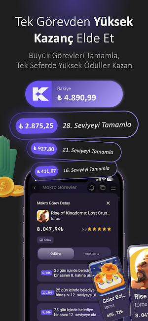 Kiqro: Ödül & Görev Platformu Screenshot 2