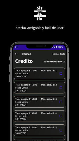 Sisactia: Resuelve tu deuda Screenshot 1
