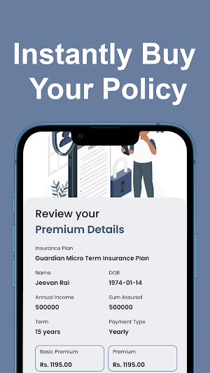 Guardian Micro Life Insurance Screenshot 1