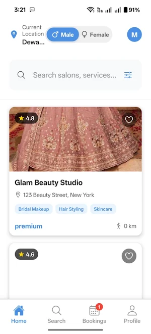 Glam App Screenshot 0