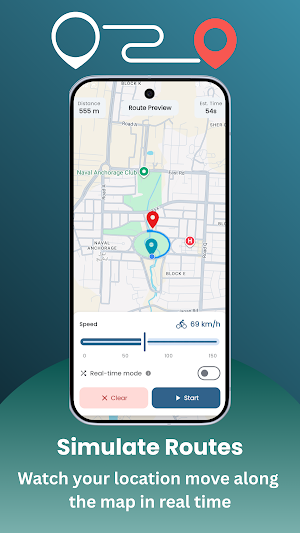 Mappr - Fake GPS Location Screenshot 1