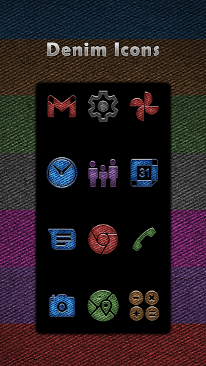 Denim Colors - Frameless Icons screenshot 6