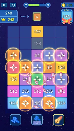 NumFall - Drop · Number Game Screenshot 1