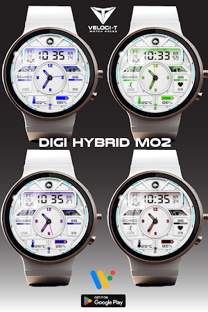 Digi Hybrid M02 Watch Face screenshot 2