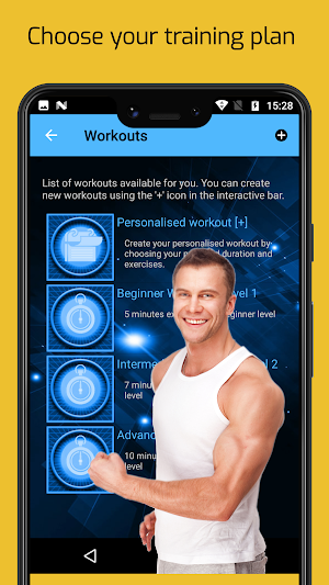 Biceps workout at home, easy Screenshot 0