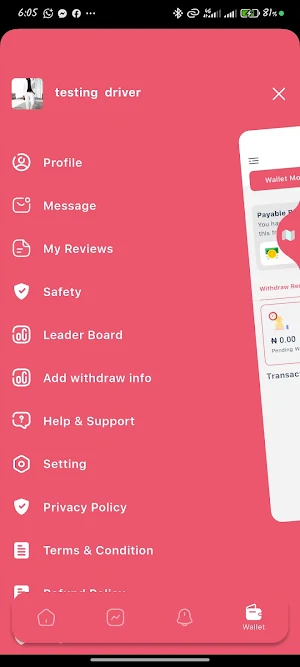 Turaride Driver: Drive & Earn Screenshot 3