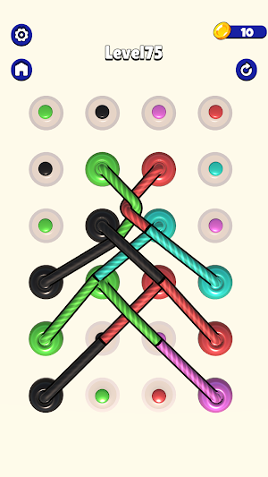 Rope Tangle Color Sort Screenshot 3