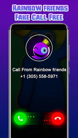 Rainbow Friends Prank Call App Screenshot 1