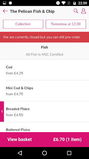 Pelican Fish & Chips Screenshot 1