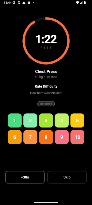Liftd - Gym Workout Tracker Screenshot 1