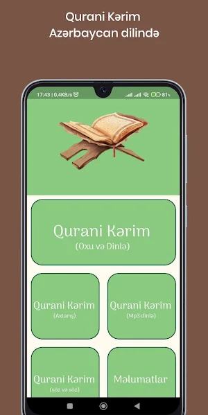 Qurani Kərim (Səsli) Screenshot 0