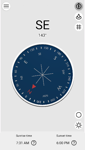 3D Compass : Maru 3D Compass Screenshot 2