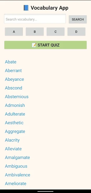 Word Vault - Vocabulary App Screenshot 3