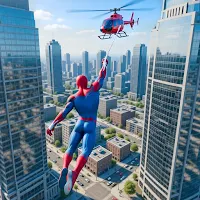 Spider Rope Hero: Crime Rescue