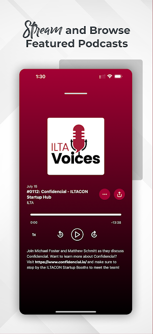 myILTA Screenshot 2