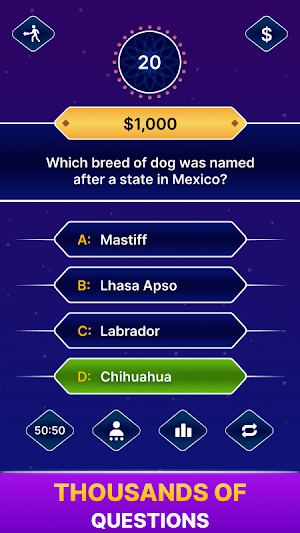 Millionaire Trivia Game Screenshot 0