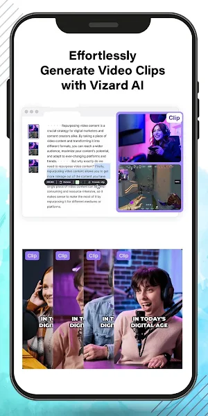 Vizard Video AI App Assistant Screenshot 1
