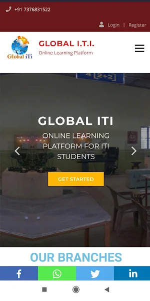 Global iTi Website Screenshot 0