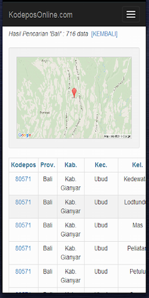 Kode Pos, Cek Ongkir dan Cek Nomor Resi Screenshot 1