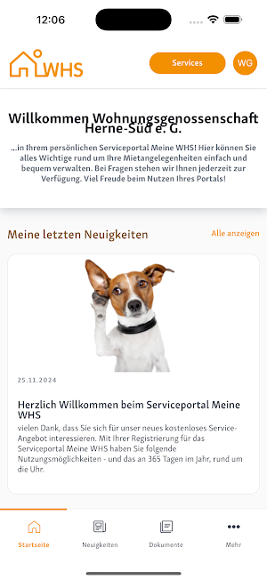 Meine WHS Screenshot 0