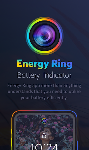 Energy Ring  Bar - Galaxy S10 Battery indicator Screenshot 0