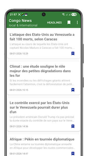 Congo News Screenshot 0