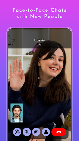 X Girls Random Video Call App Screenshot 0