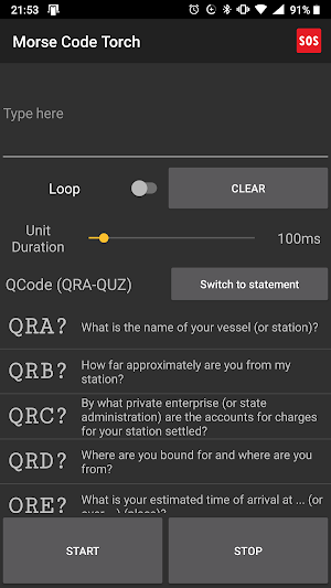 Morse Code Torch Screenshot 0