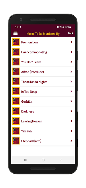 Eminem Lyrics & Wallpaper Screenshot 2