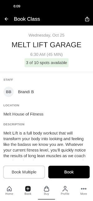 Melt House of Fitness Screenshot 2