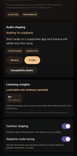 Sonara Audio Screenshot 2