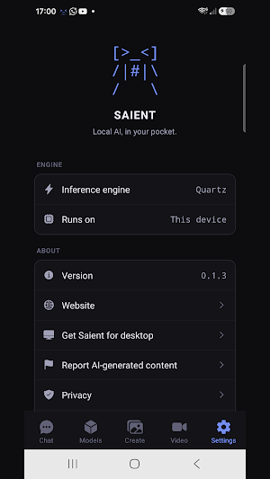 Saient: Offline AI & Video Screenshot 3
