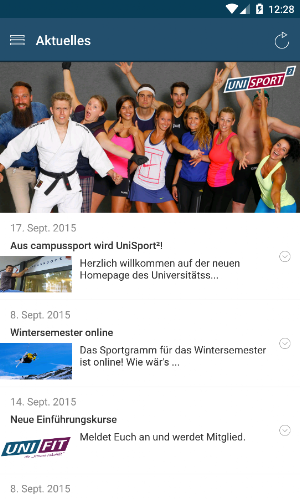 UniSport Köln Screenshot 0