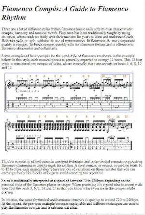Flamenco Guitar Tutorial Screenshot 0