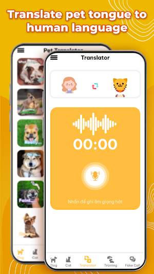 Dog & Cat Translator Prank App Screenshot 1