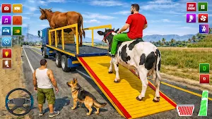 Animal Truck Simulator Game 3D Screenshot 1