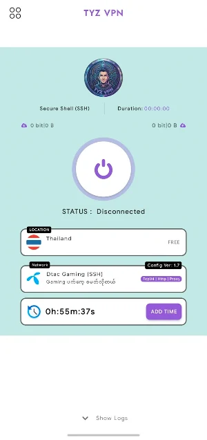 TYZ VPN Screenshot 1