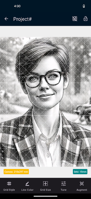 Grid Art - Drawing App Screenshot 1